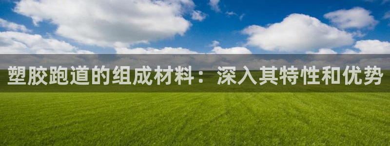 尊龙凯时产品系列：塑胶跑道的组成材料：深入其特性和优